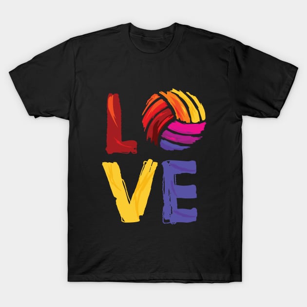 Volleyball - I Love Volleyball T-Shirt by Kudostees